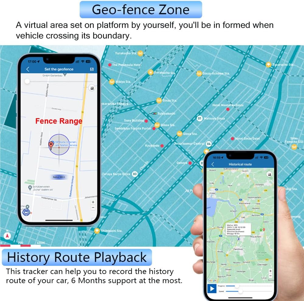 Small GPS Tracker for Vehicles Magnetic 60 Days Long Battery Life, Rastreador GPS para Carros Mini Tracking Devices for Cars Hidden Real-time Tracking Low Subscription Locator Anti-Theft TK903