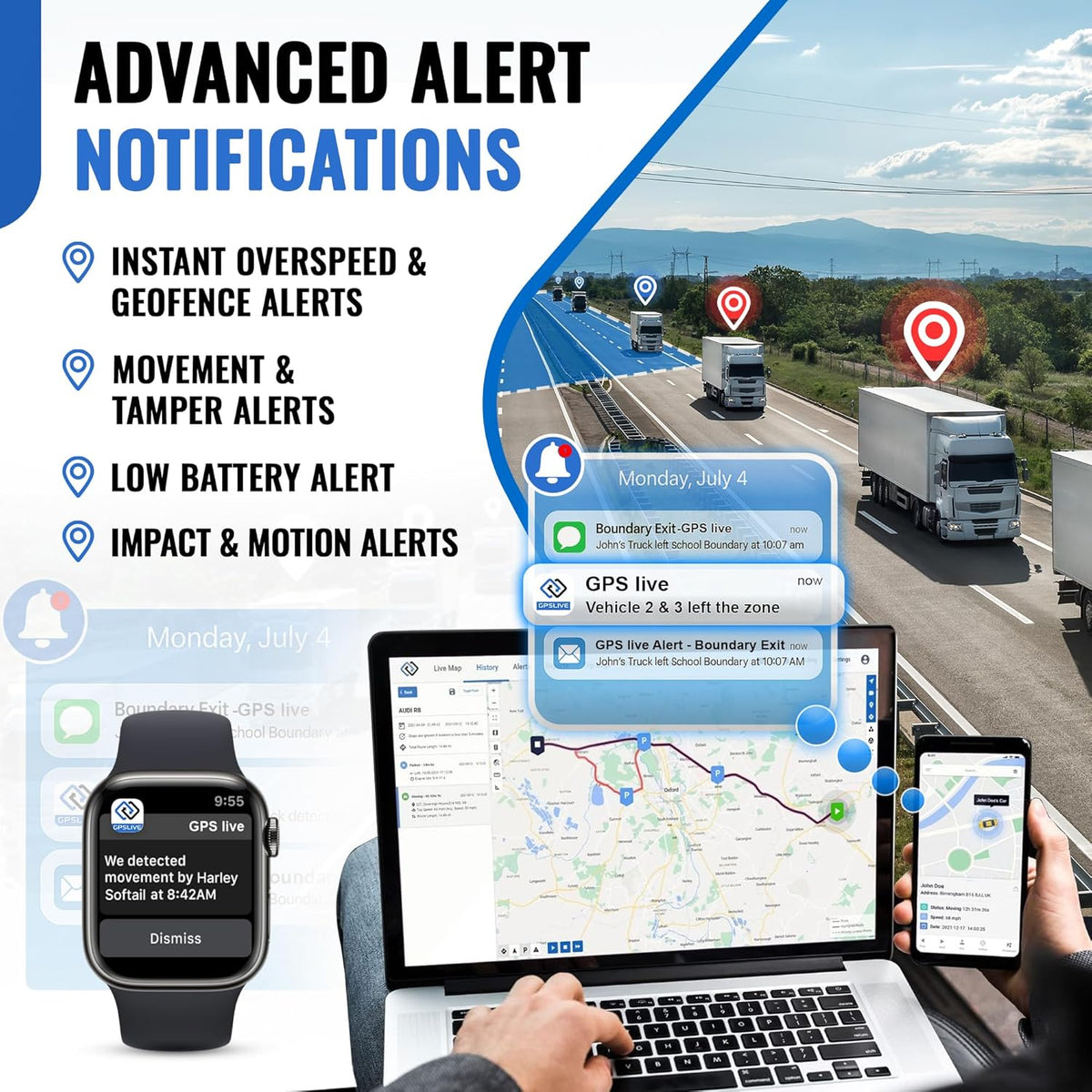 REWIRE SECURITY 104N 4G Magnetic GPS Tracker for Vehicle | Easy Mount | Fits with Car, Truck, Van & Motorbike | Portable Live Tracking | Up to 21-Day Battery Life | Low Cost Subscription Plans