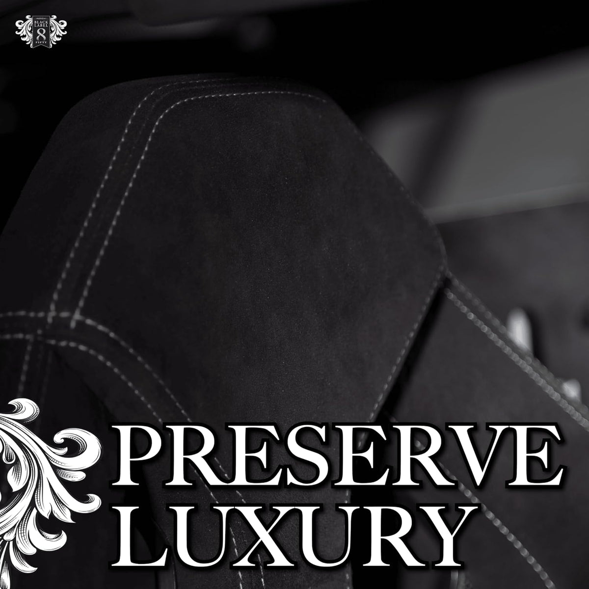 Pinnacle Black Label Suede-Soft Alcantara Protectant | Advanced Spill & Stain Protection for Micro-Suede & Alcantara | Clear Finish | PBL-275 | 8 oz