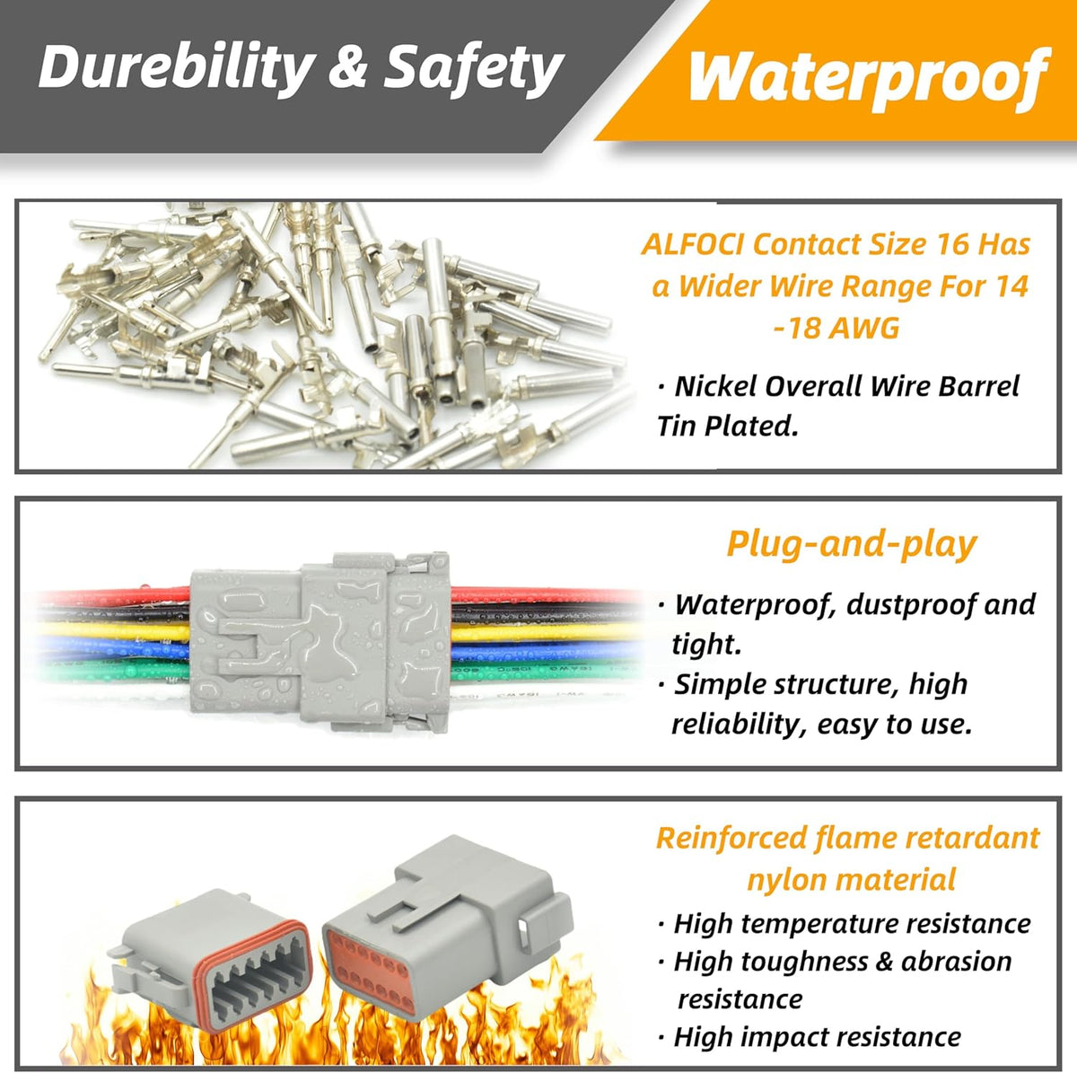 DT Kit for Car Motorcycle Boat (12PIN 2SET)