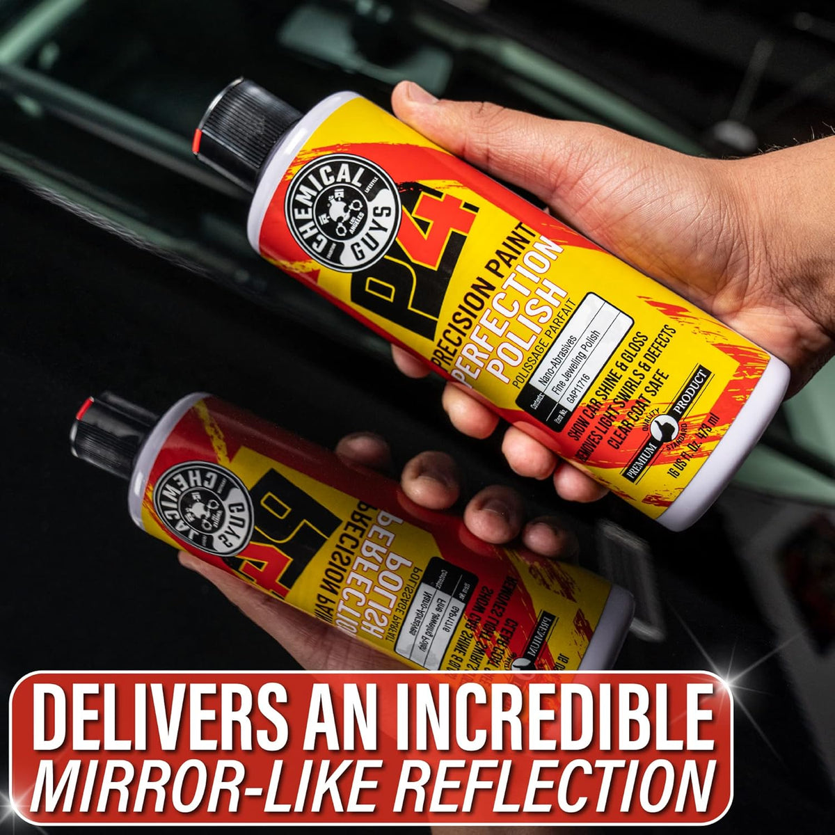 Chemical Guys GAP11716 P4 Precision Paint Perfection Polish (Paint Correction - Fixes Scratches, Swirls & Towel Marks), 16 oz.