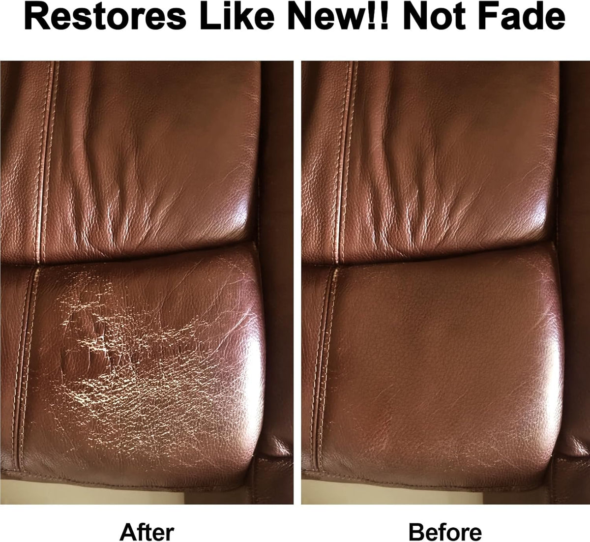 Leather Recoloring Balm, Leather Color Restorer Conditioner, Leather Restorer for Couches Paint, Leather Scratch Remover, Scratch Leather Faded Repair Kits for Vinyl Furniture (Medium Brown, 200ML)