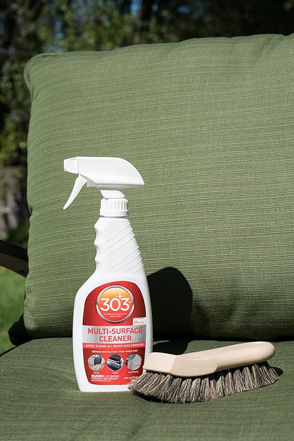 303 Multi-Surface Cleaner - Safely Cleans All Water Safe Surfaces - Ultimate Cleaning Power - Rinses Residue Free - Recommended By Sunbrella, 16 fl. oz. (30445CSR) Packaging May Vary
