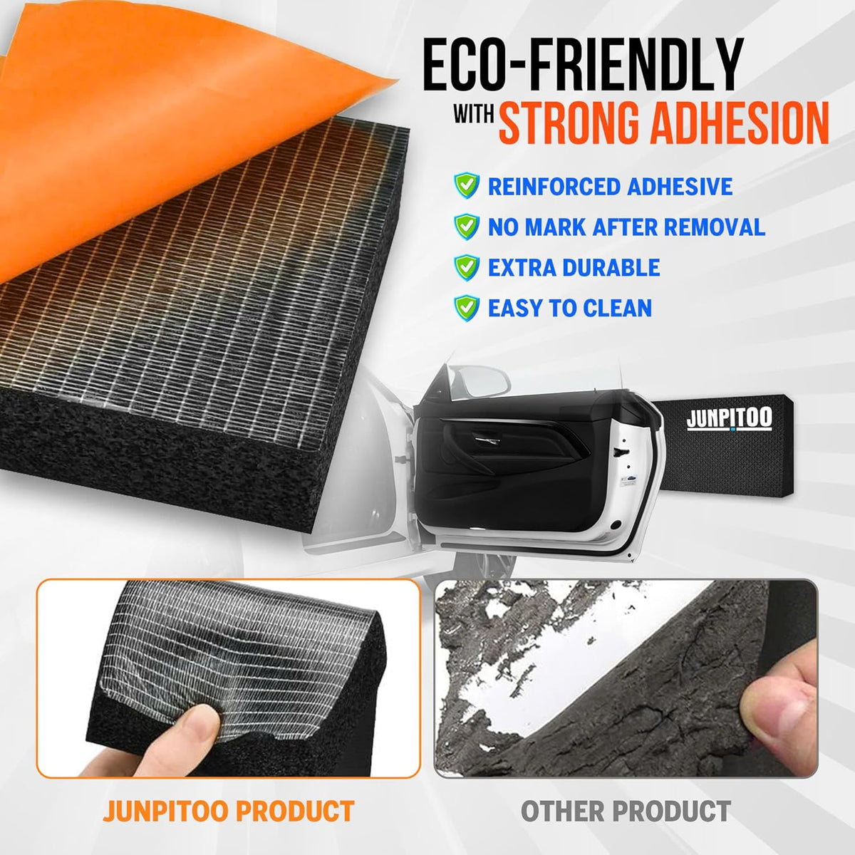 Garage Wall Protectors (4 Pack) - 1.2 Inches Thick Foam Bumper Guards for Car Door Protection, Scratch Resistant, Waterproof & Easy to Install, Heavy-Duty Garage Parking Safety Shields for Walls