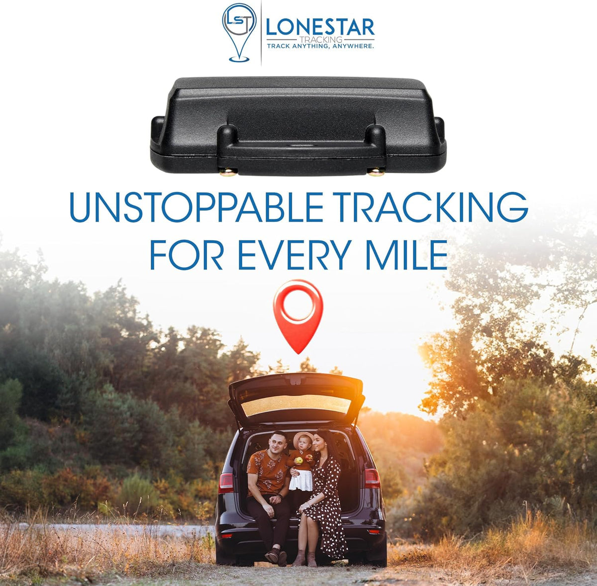 LoneStar Tracking Hidden GPS Tracker Device Yabby3 – 4G/5G Weatherproof Car, Trailer, Vehicle & Asset Tracking, Anti-Theft Satellite Tracking, Real-Time Location & Security(Low Cost Subscription Plan)