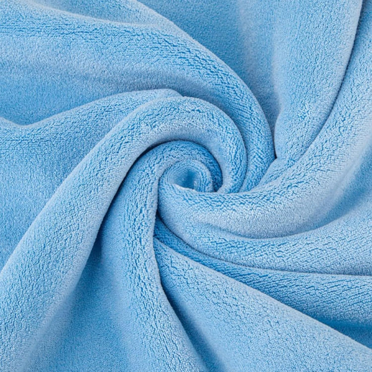 Amazon Basics Microfiber Car Drying Towel, 36"L x 25"W, Blue