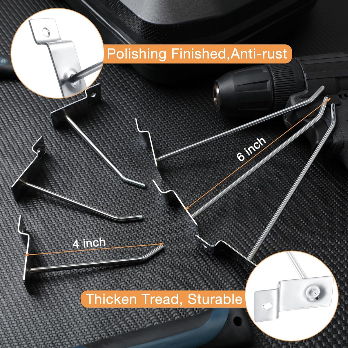 Moxweyeni 100 Pcs Heavy Duty Slatwall Panel Hooks Hanging Metal Slat Wall Hanging Hooks Silver Slat Wall Hanger Commercial Grade Slatwall Pegs Accessories for Shop Retail Display(4 Inch)