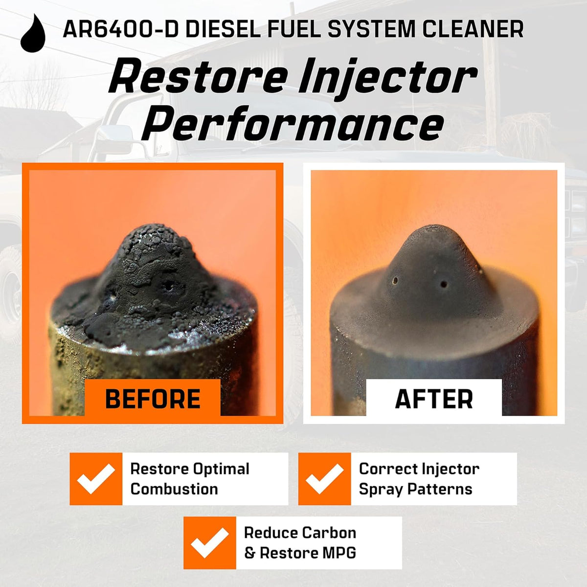 Archoil AR6400-D Diesel Fuel System Cleaner (Two Pack) - Cleans Injectors, Turbo & DPF