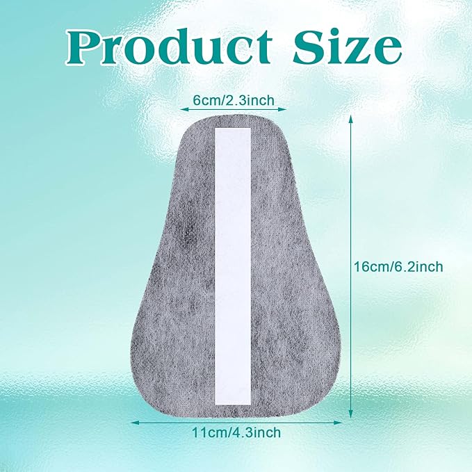 Jutom 8 Pcs Charcoal Underwear Flatulence Pads Deodorizer Women Men High Absorption Charcoal Pad Flatulence Filtering Absorb Odor Unpleasant Smells for Adults Home Car Pet Bathroom Basement(Gray)