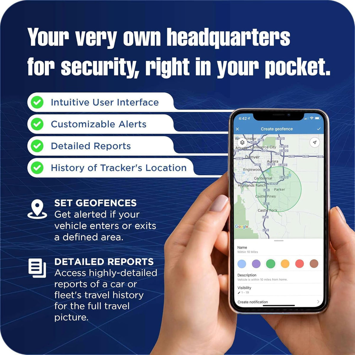 Brickhouse Security TrackPort Pro - Diagnostic GPS Tracker for Vehicles, Car Location, Speed, Battery Health, Mileage, Vehicle Diagnostic Data Report - Plugs into OBD Port - Subscription Required