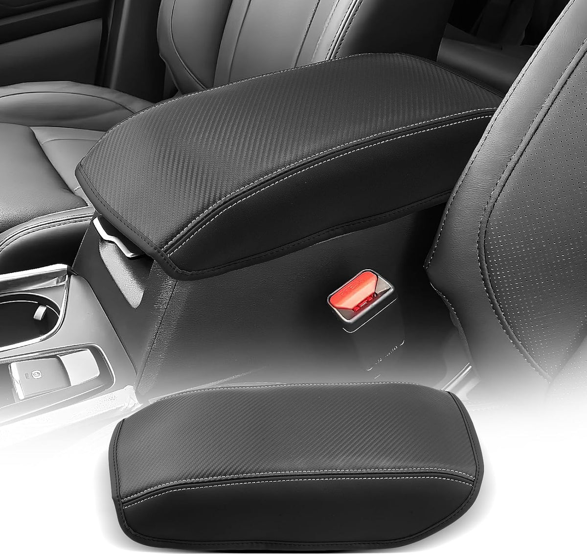 CDEFG for Subaru Ascent 2019-2025 Center Console Cover Armrest Box Cover for Ascent 2019 2020 2021 2022 2023 2024 2025 Accessories Console Arm Rest Protector