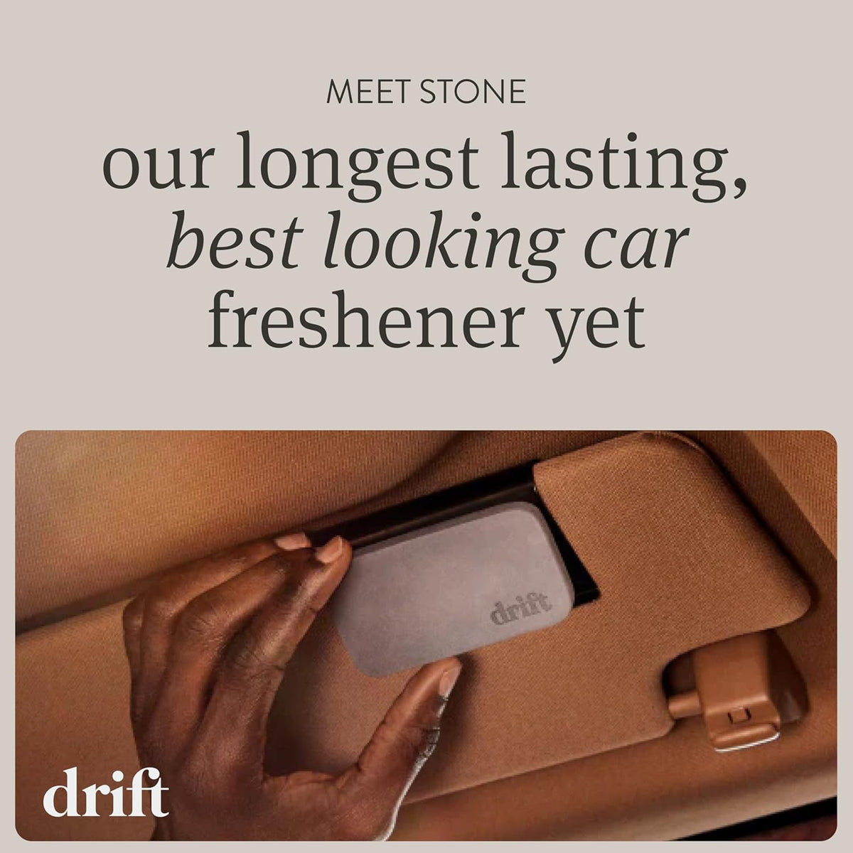 Drift Car Air Freshener - Stone Air Freshener - Car Odor Eliminator - Open Air Scent Starter Kit