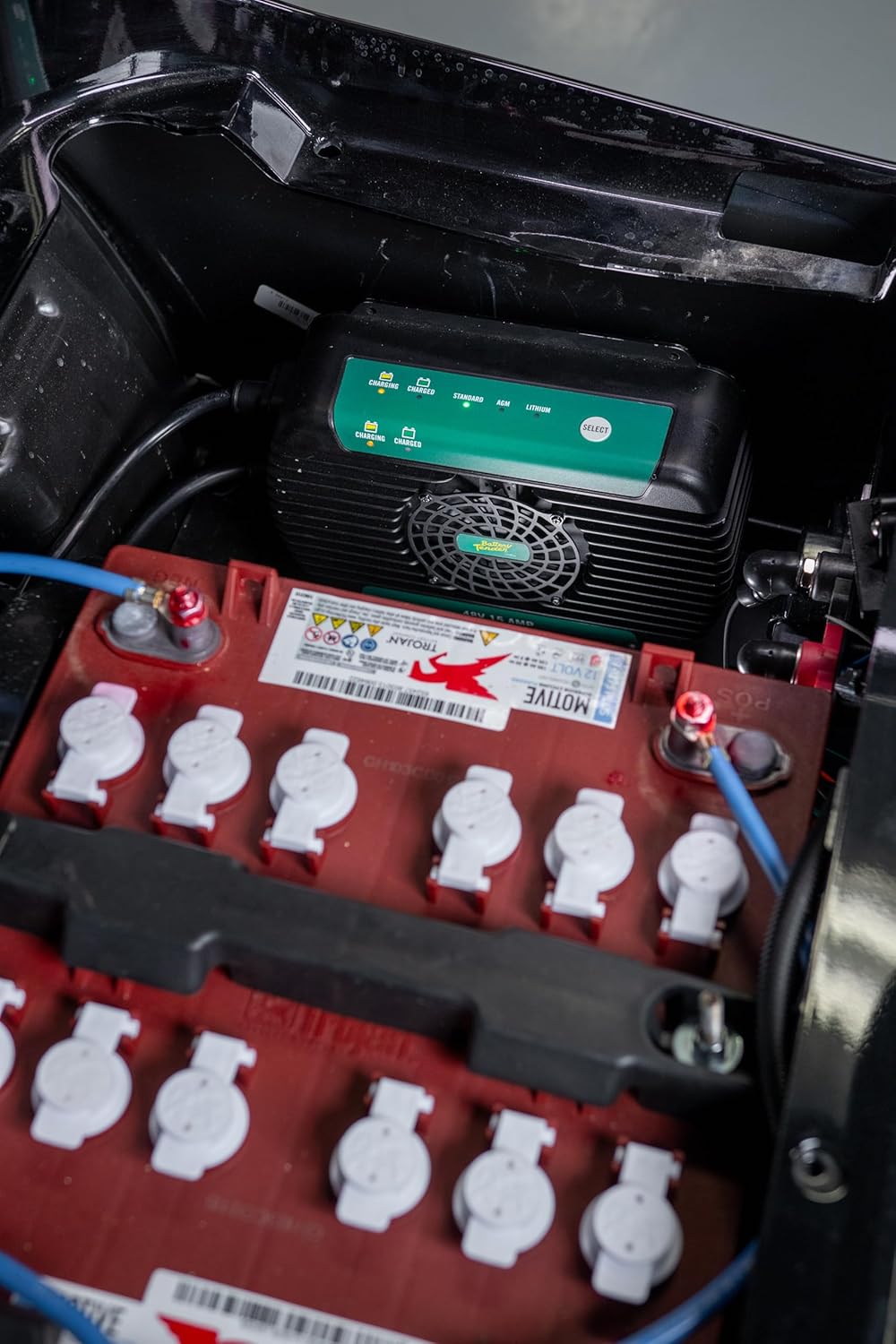 Battery Tender PowerPlus 48V, 15 AMP Battery Charger and Maintainer - Golf Cart and Marine Applications - IP68 Weather Resistant