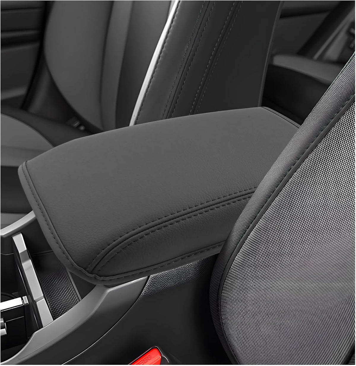 SXCY for 2022-2025 Subaru WRX Armrest Cover [Add Pad] 2024 2025 WRX Center Console Cover for 2024 2025 Subaru WRX Console Cover 2024 2025 WRX Accessories [6-Speed Manual Gearbox Only]