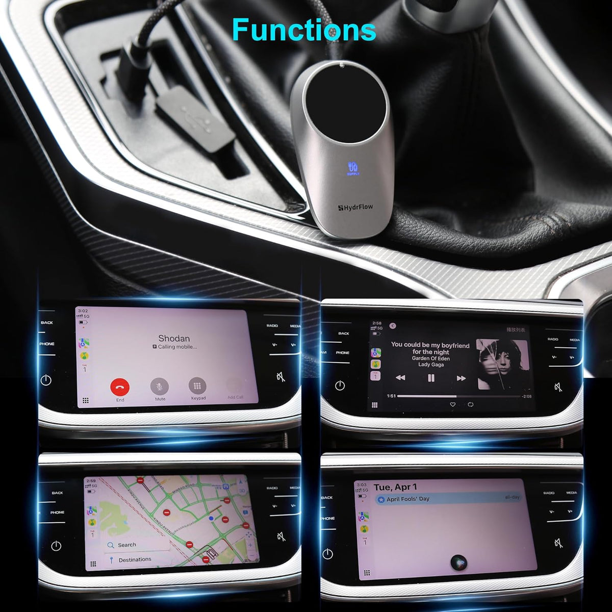 Car Audio & Video Power Adapters Wireless CarPlay Adapter