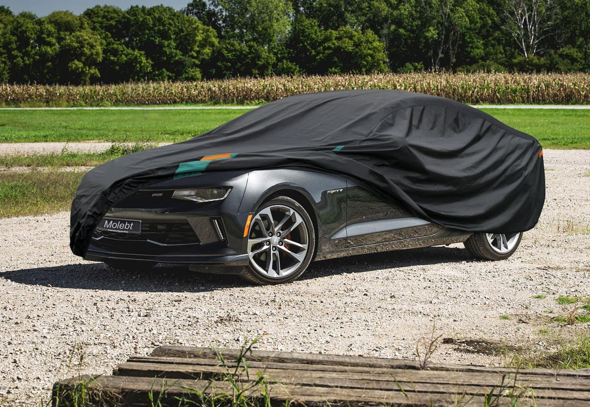Car Cover Custom Fit for Chevy Camaro (1LS, 1/2/3 LT, LT1, 1SS, 2SS, ZL1), 1971-2025 Chevrolet Camaro Waterproof All Weather for Automobiles, Outdoor Full Cover Rain Sun UV Protection.