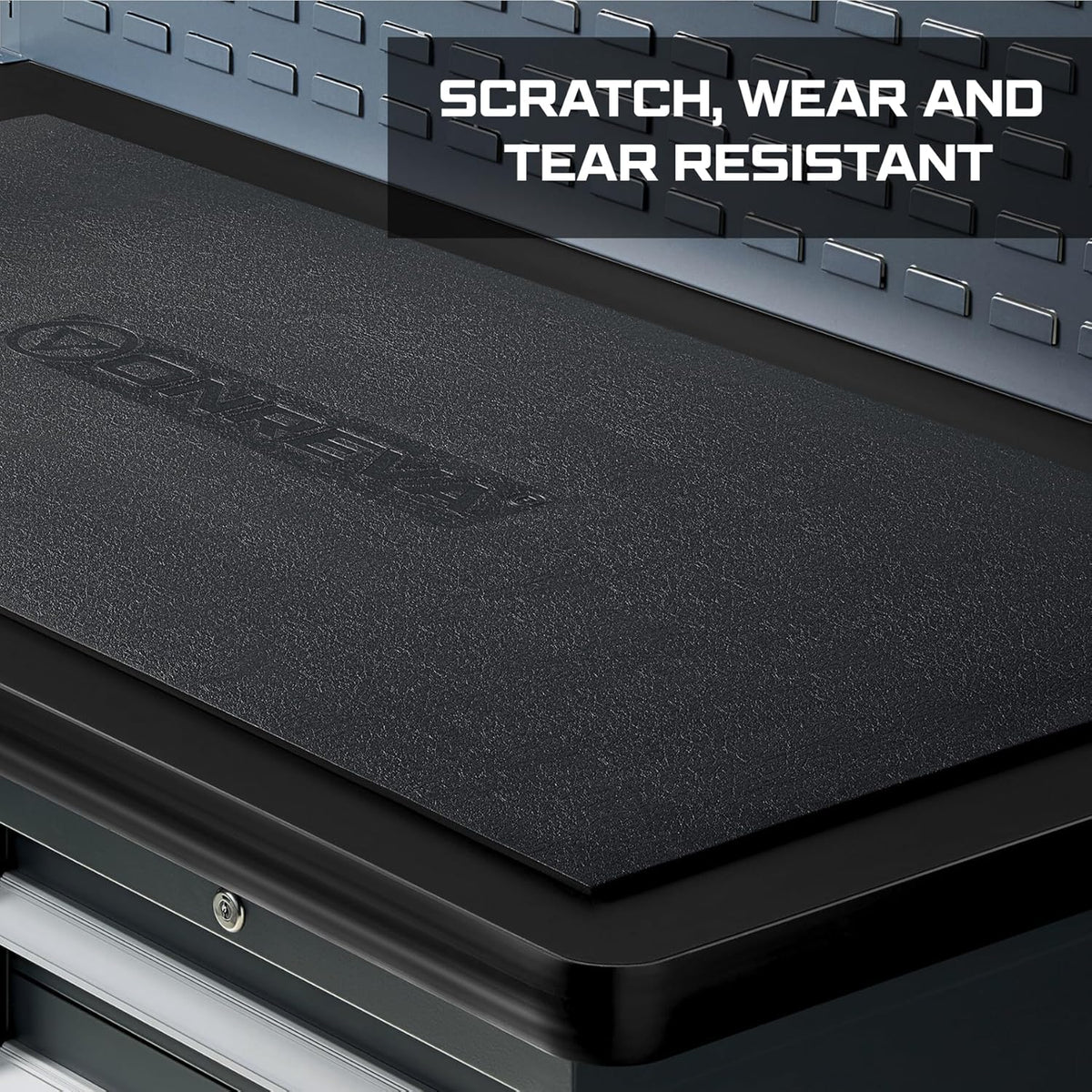 Workbench Mat 24X48 Inches, EVA Work Mat, Protect Your Work Bench Top, Heavy Duty Pad for Tool Box Top, Table, Tool Station, Rolling Cabinet Cart Cover Liner Matt, 48"X24" 5mm Thick