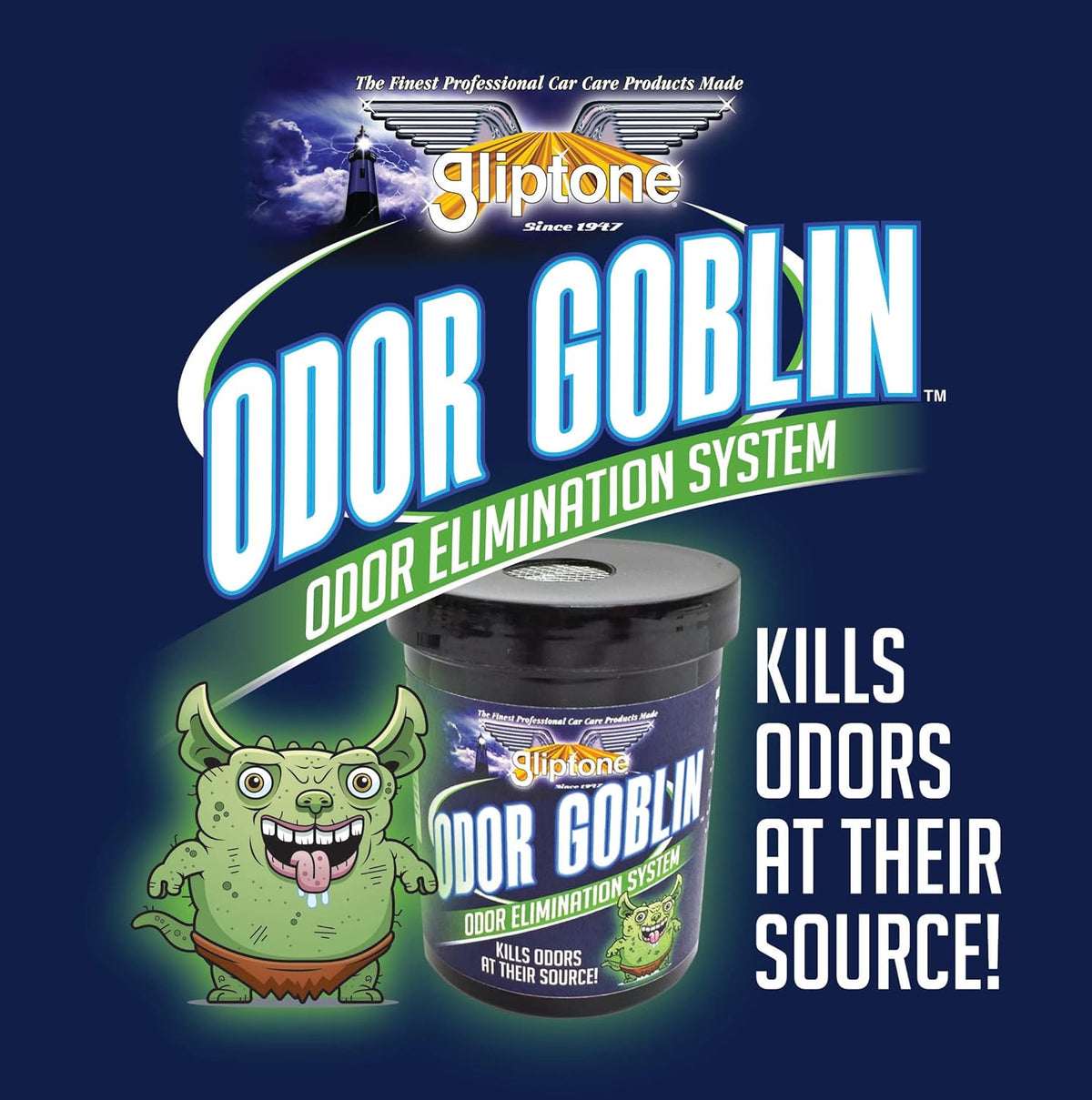 Odor Goblin, Chlorine Dioxide Fogger Odor Elimination System. Removes Many Types of Odors from Cars, Buses, Marine/RV, Trucks, SUV and Much More