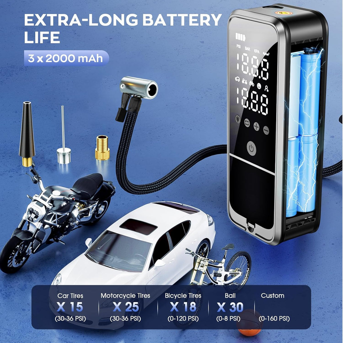 Tire Air Pump for Car