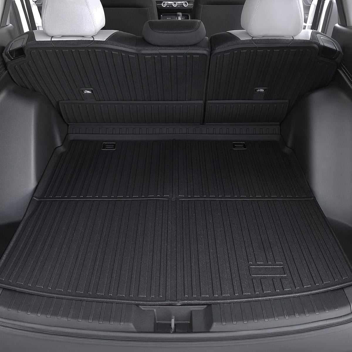 Floor Mats Set for Honda CRV 2026 2025 2024 2023 Accessories(Hybrid & Gasoline), Full Coverage All Weather Floor Mats Cargo Mat with Backrest Protectors & Door Sill Guards
