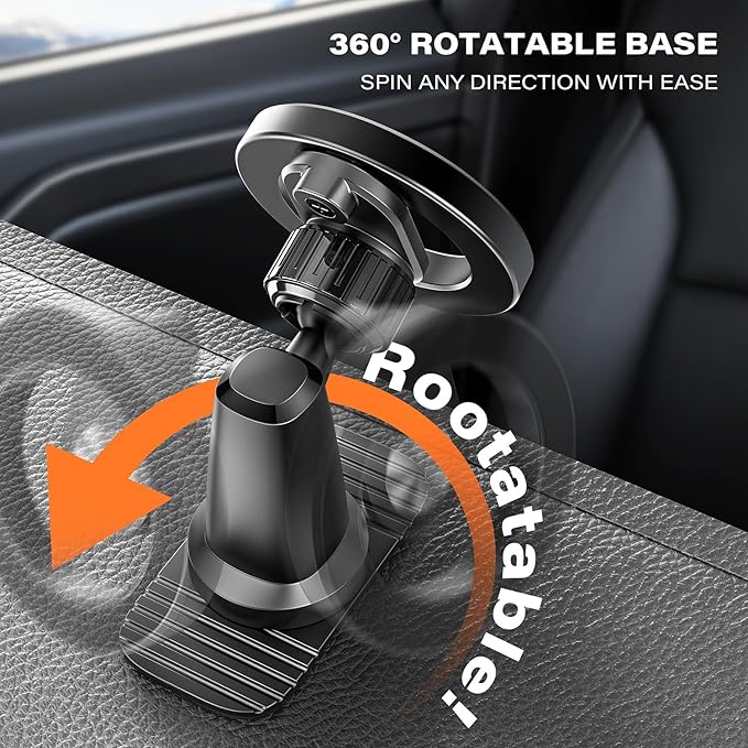 APPS2Car Compatible for Magsafe Phone Holder for Car - Designed for iPhone 17/16/15/14/13/12 Official Magsafe Case