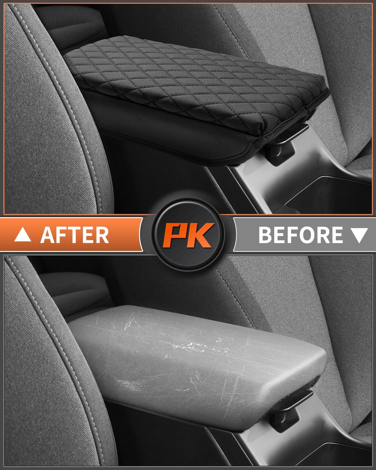 Shademax Custom for 2026 2025 Kia K4 Center Console Cover, Armrest Cover for K4 EX/LX/GT-Line/GT-Line Turbo Arm Rest Cushion Pad K4 Accessories 2025 Leather Middle Console Cover Armrest Box Protector