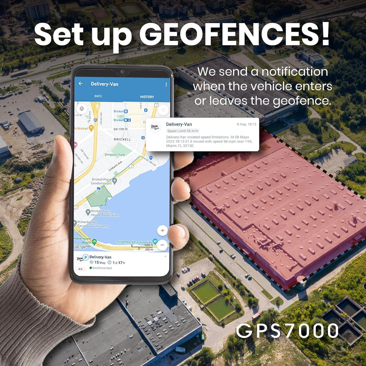 GPS7000-4G Hidden GPS Tracker for Vehicles | 12 Months of Service Included | Easy Self-Installation | After The 12 Months Included in The Service, You can Choose to Subscribe | No Hidden Fees