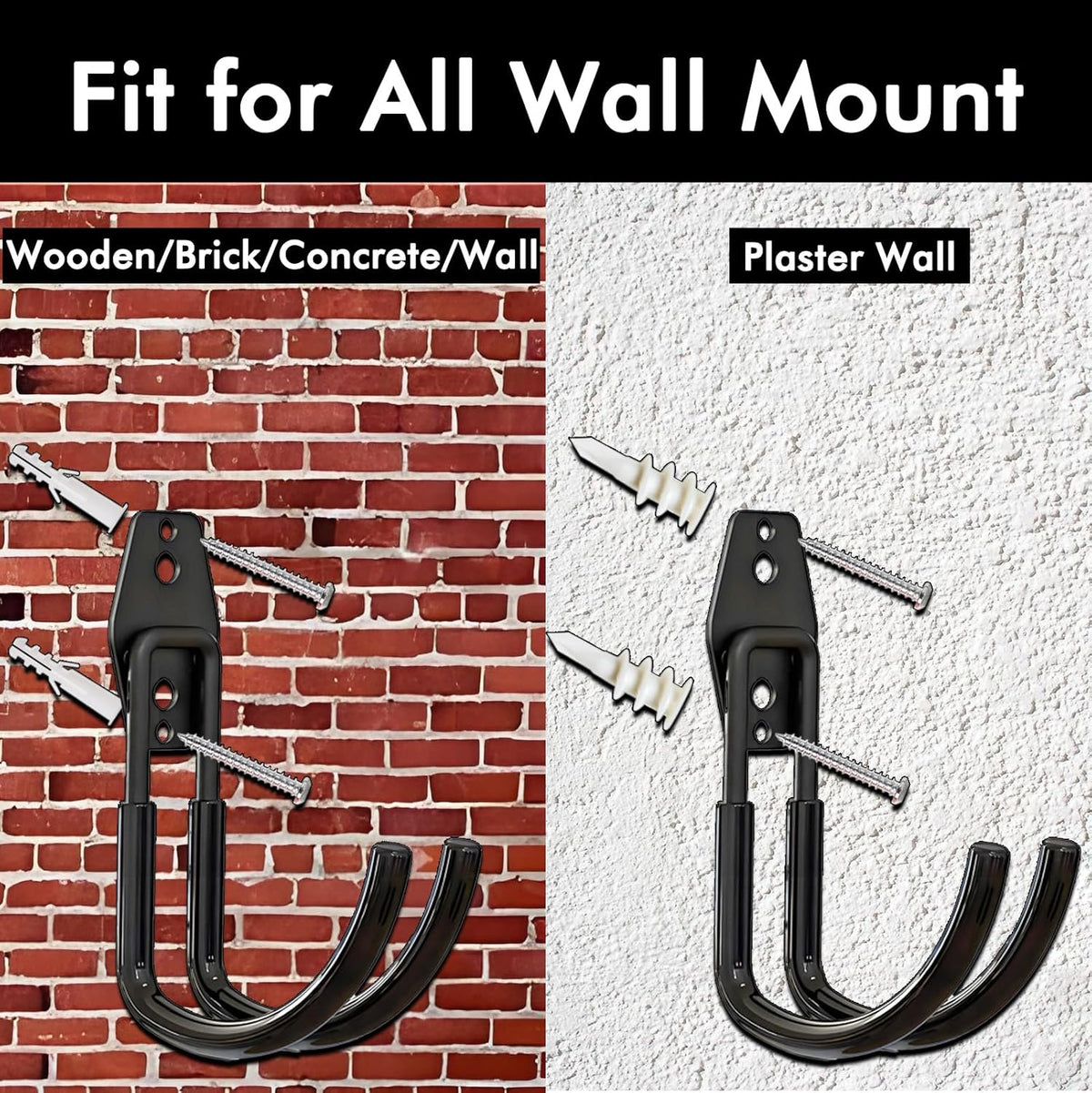 Tesla Charger Holder Wall Mount EV Charger Holder, Tesla Charging Cable Organizer J1772 J-Hook Cord Hanger for All Electric Vehicle Mobile Connector Organizers