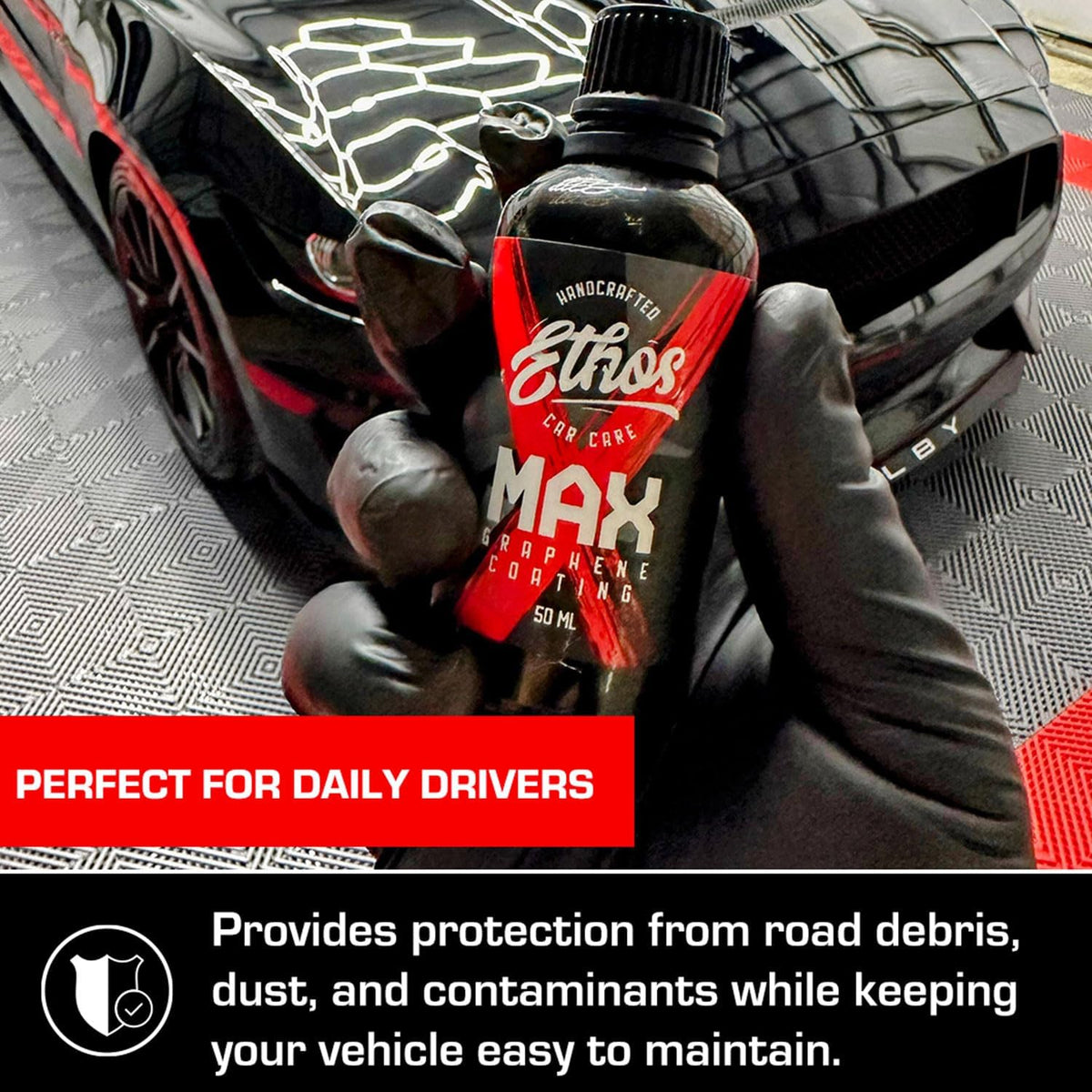 Graphene MAX Coating - Heavy Duty Protection - Graphene Ceramic Coating | 7+ Years Of Protection | Incredible Hydrophobic - Perfect for Daily Drivers