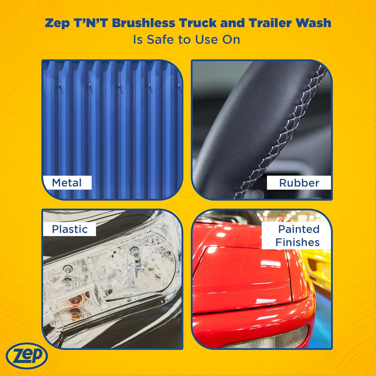 Zep T'N'T Truck and Trailer Wash - 1 Gallon (Case of 4) - 37624
