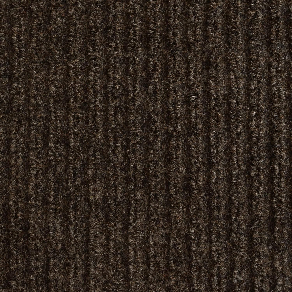 iCustomRug Spartan Weather Warrior Indoor/Outdoor Utility Ribbed Carpet Runner with Non-Slip Thermoplastic Rubber Backing, 3ft X 30ft in Brown