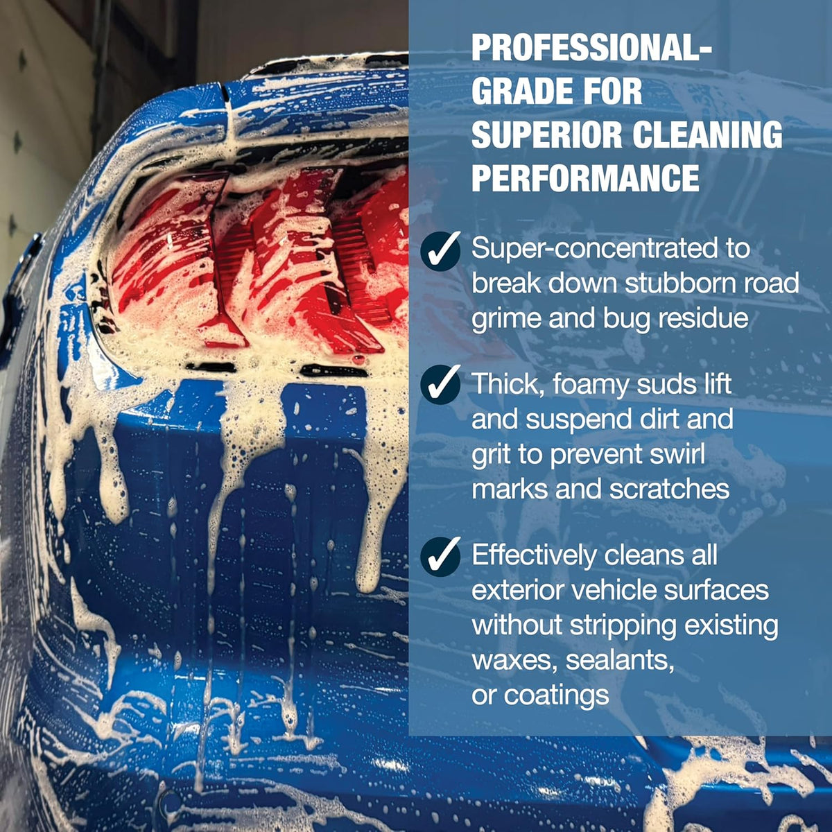 Zenex Cherry Rush Car Soap - Professional Grade Automotive Wash | Super Concentrated | Scratch-Free, Easy Rinse | For Cars, RVs, Boats, Motorcycles, ATVs | Cherry Scent | 1 Gallon (1 Pack)